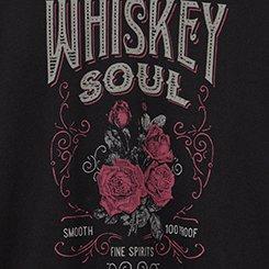 Plus Size Heritage Jersey Scoop Tank, WHISKEY ROSE DEEP BLACK, swatch