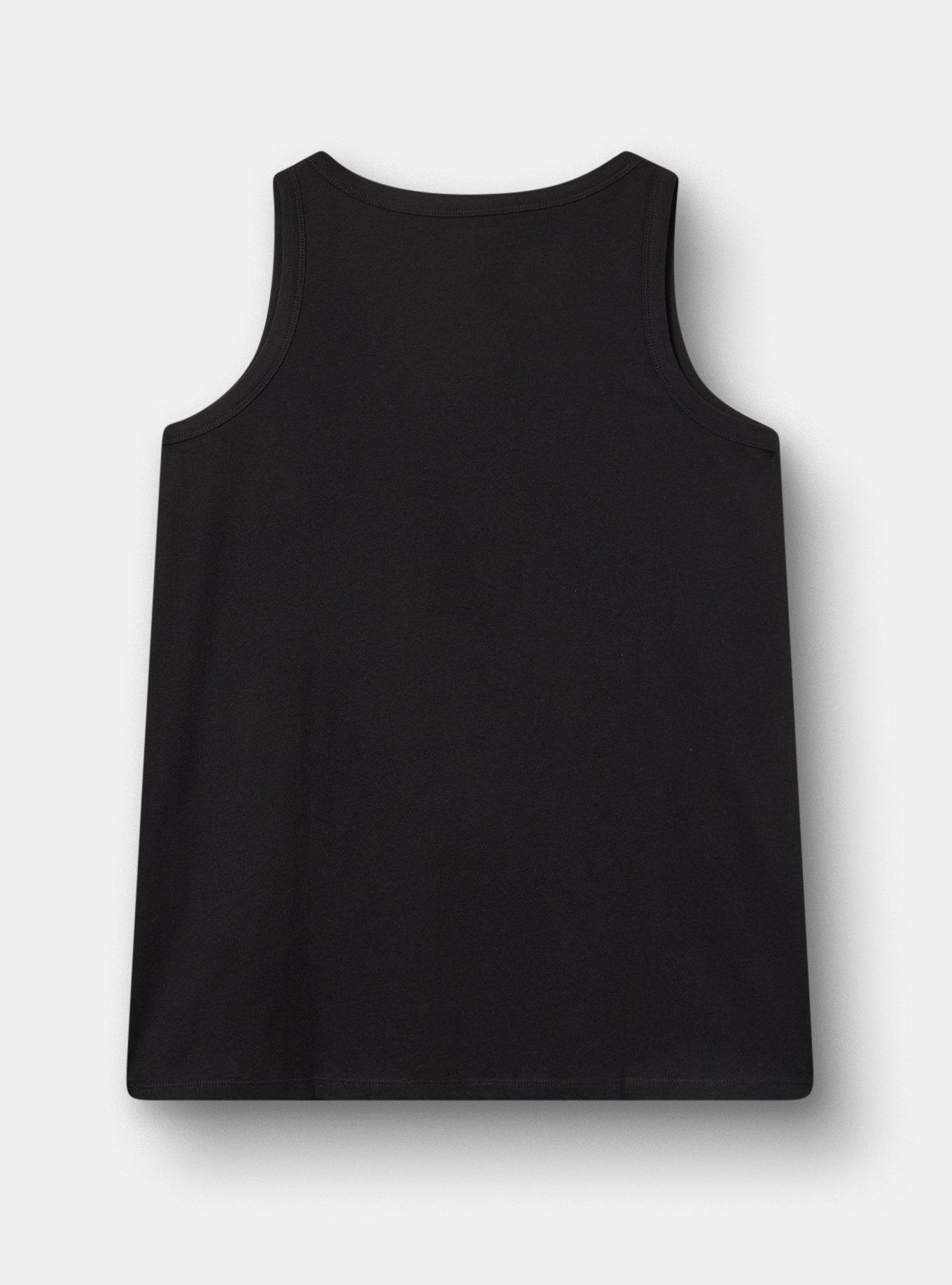 Heritage Jersey Scoop Tank, BLACK CATS DEEP BLACK, alternate