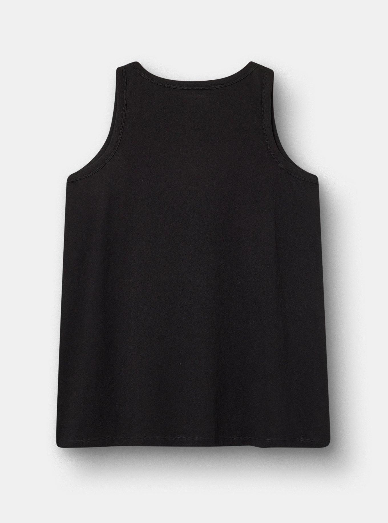 Heritage Jersey Scoop Tank, CELESTIAL LOTUS DEEP BLACK, alternate