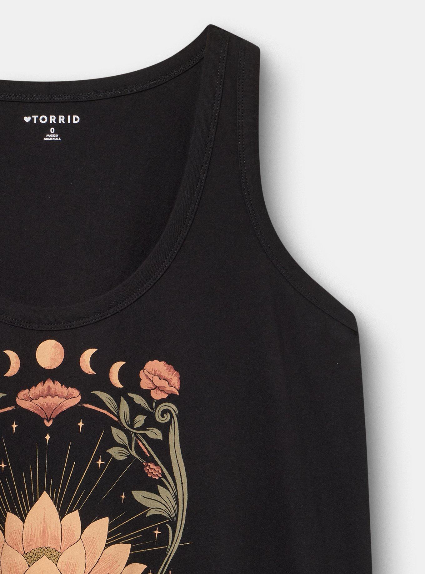 Heritage Jersey Scoop Tank, CELESTIAL LOTUS DEEP BLACK, alternate