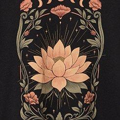 Heritage Jersey Scoop Tank, CELESTIAL LOTUS DEEP BLACK, swatch