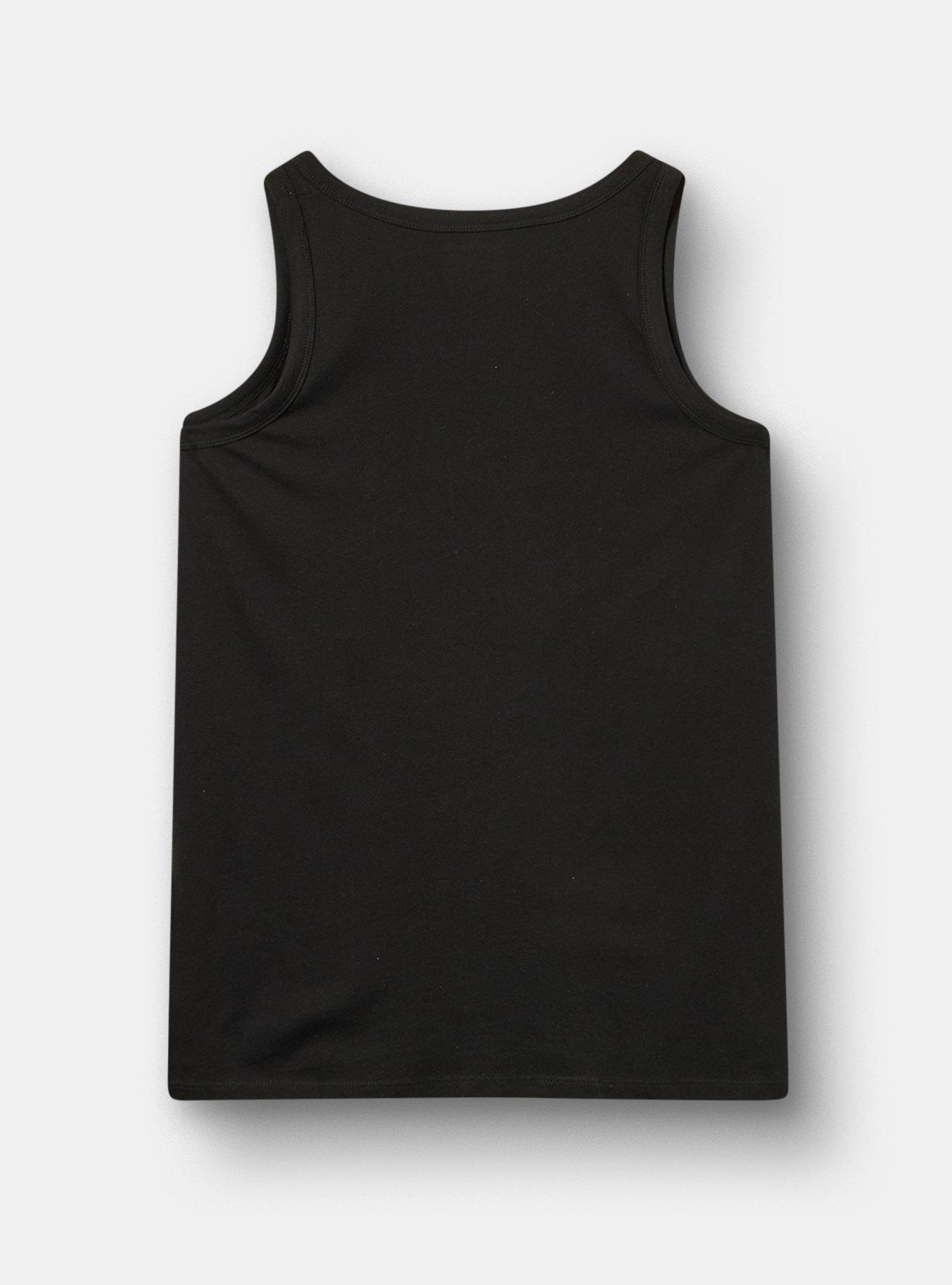 Heritage Jersey Scoop Tank, SHAKESPEARE DEEP BLACK, alternate