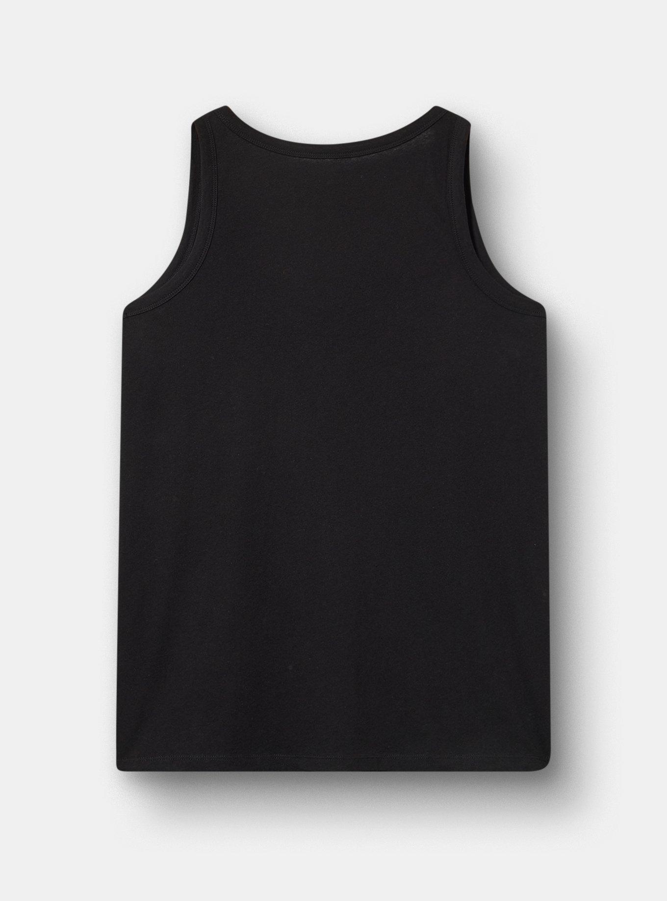 Heritage Jersey Scoop Tank, FLOWER SKELETON READING DEEP BLACK, alternate