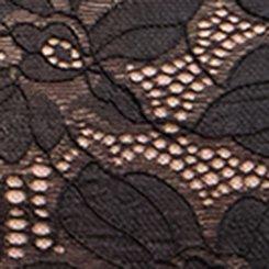 Ava Lace Wire-Free Bustier, RICH BLACK, swatch