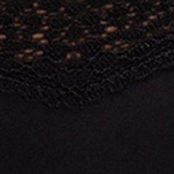 Butter Mid-Rise Lace Trim Brief Panty, RICH BLACK, swatch