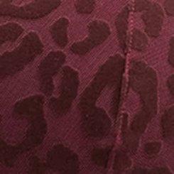 Plunge Push-Up Flocked Mesh High Apex Bra, MONDAY LEOPARD  PURPLE, swatch