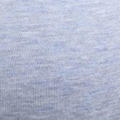 Wire-Free Push-Up Cotton Heather Straight Back Bra, DUSTY BLUE HEATHER, swatch