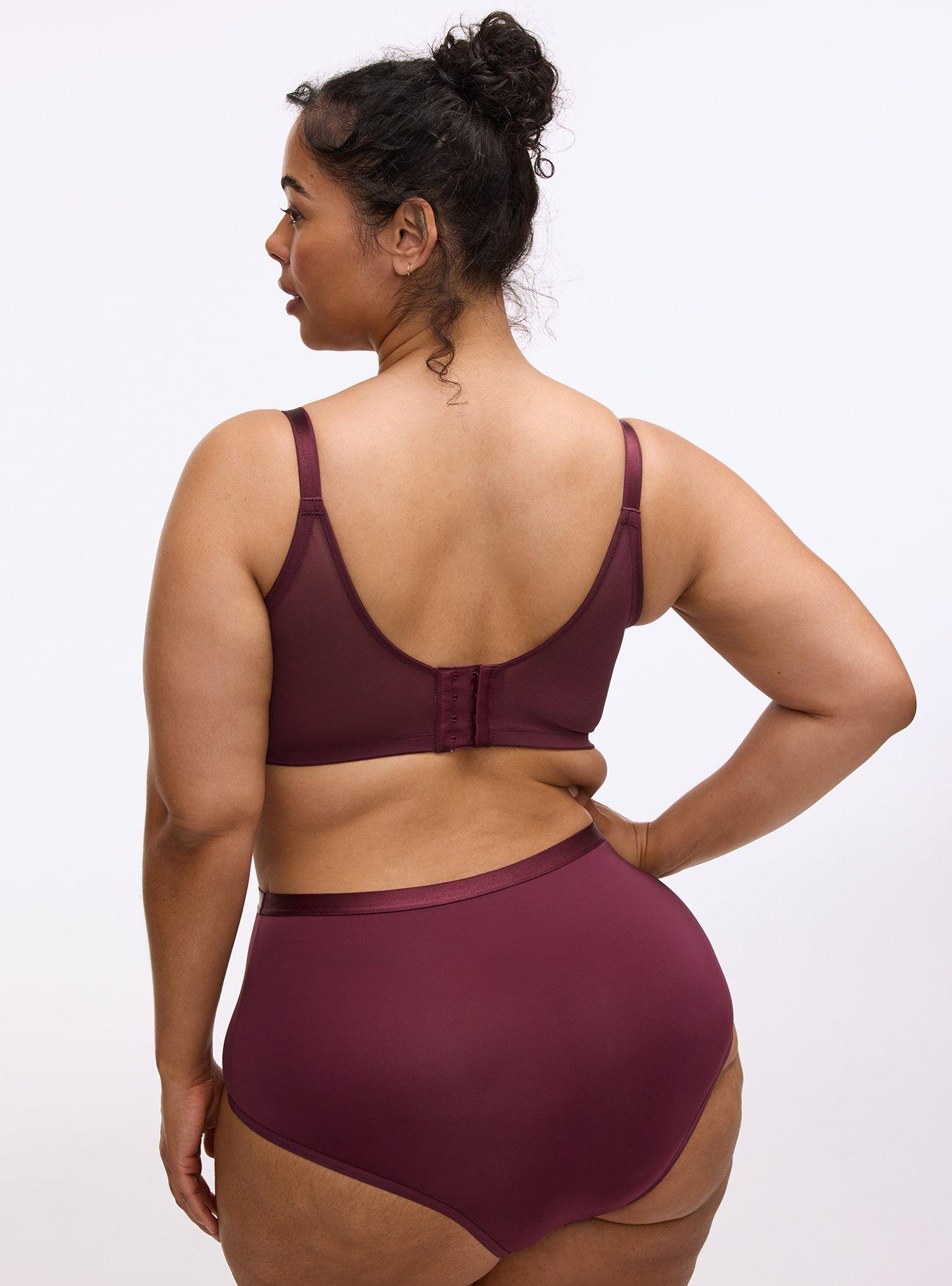 Nightfall Wire-Free Push-Up Lace Bra, FIG, alternate