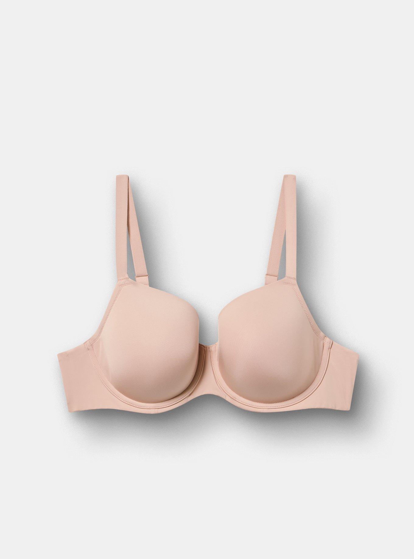 Plus Size Full Coverage Lightly Lined Bra, ROSE DUST, hi-res
