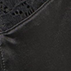 Nightfall Shine & Lace Underwire Bra, RICH BLACK, swatch