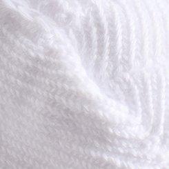 Slouchy Crew Sock, WHITE, swatch