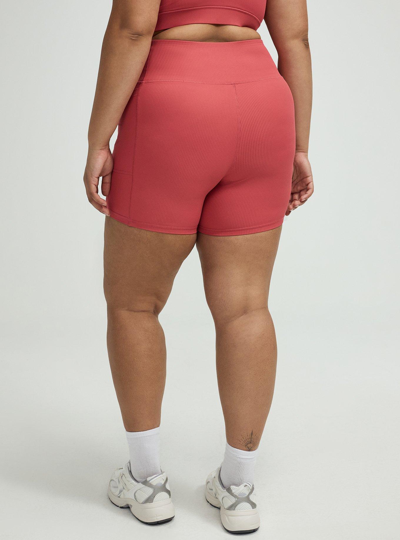 TRU 5'' Performance Rib Active Bike Short, HOLLY BERRY, alternate