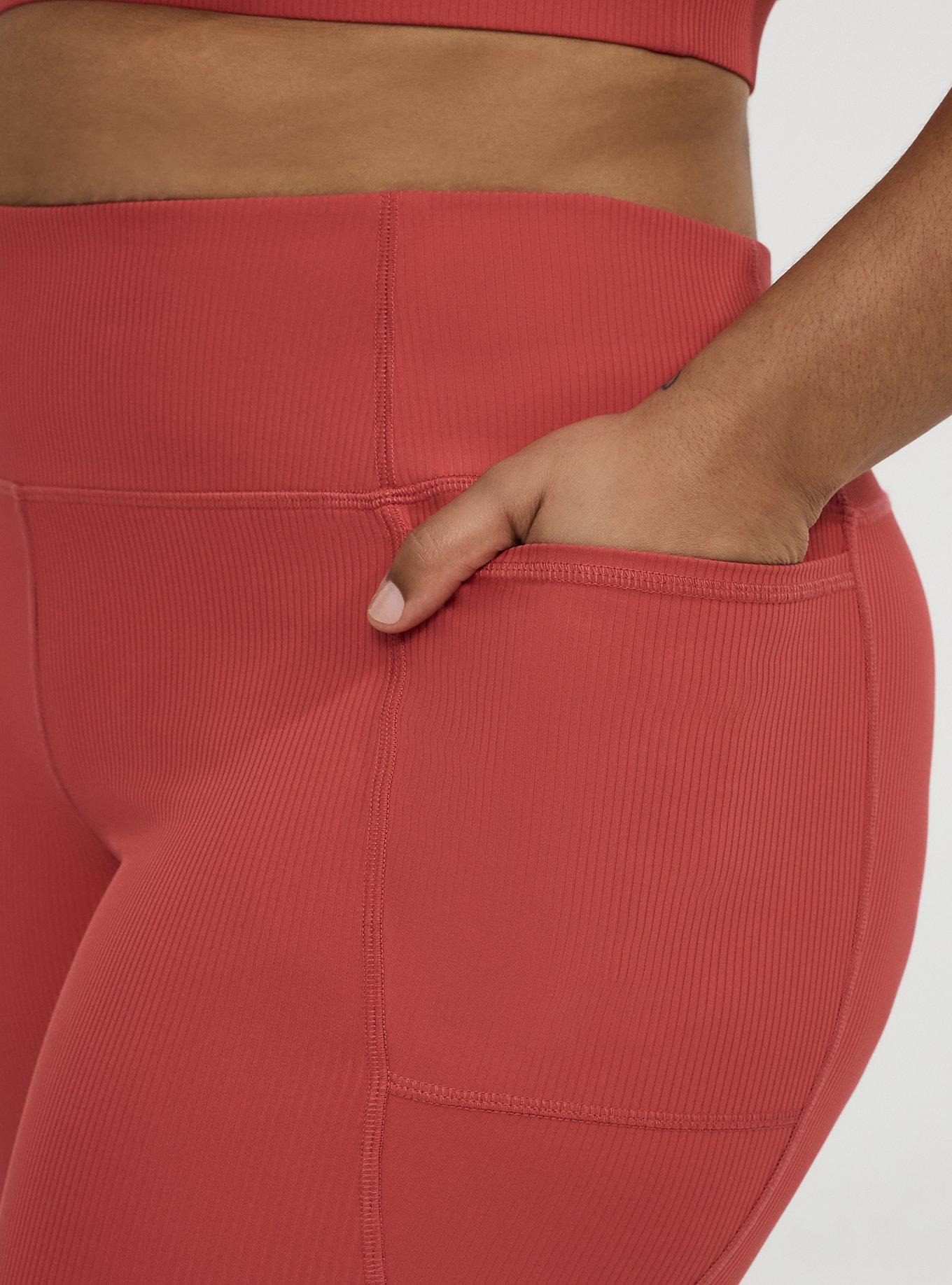TRU Performance Rib Capri Legging, HOLLY BERRY, alternate