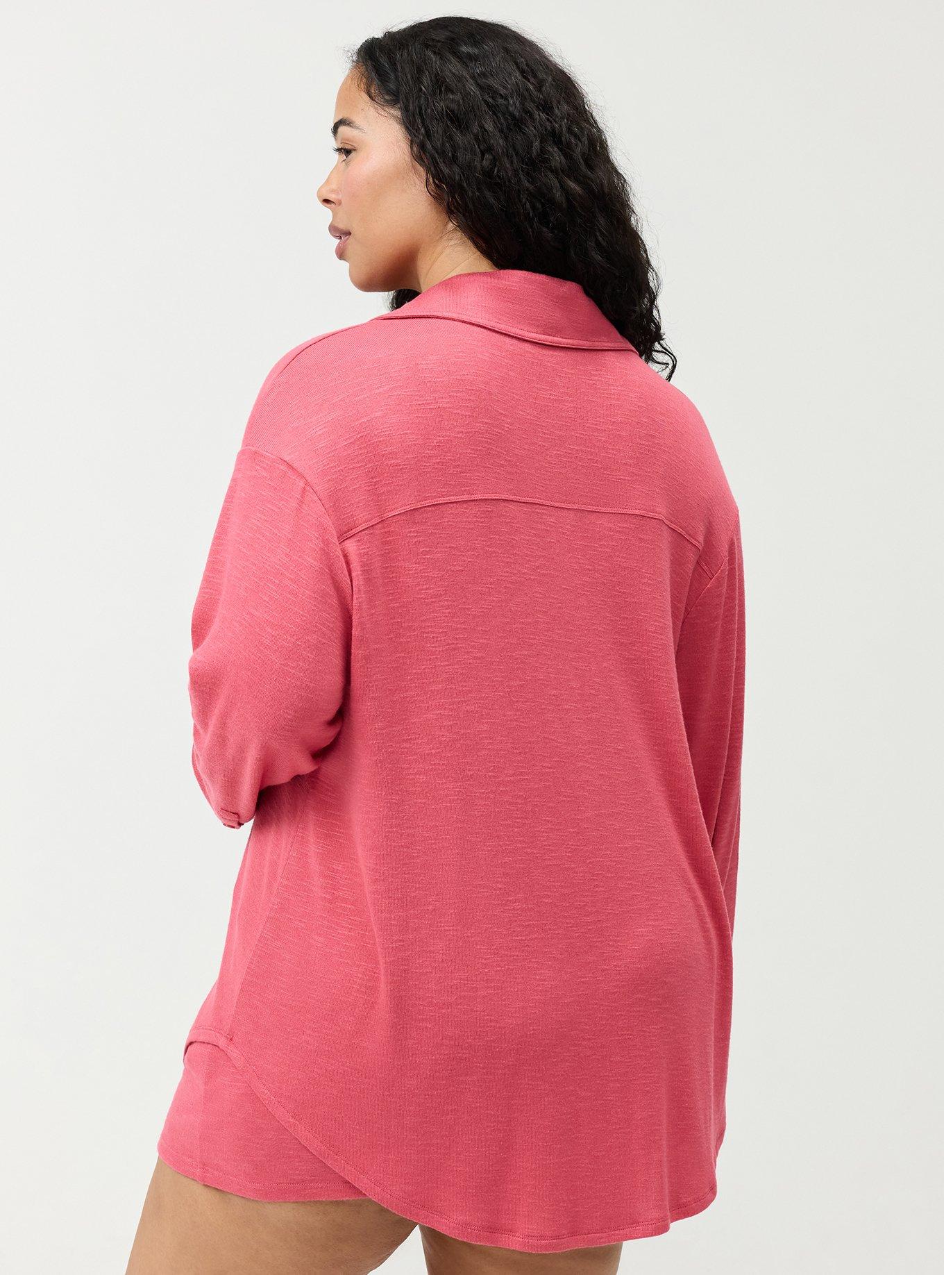 Hacci Lounge Shacket, HOLLY BERRY, alternate