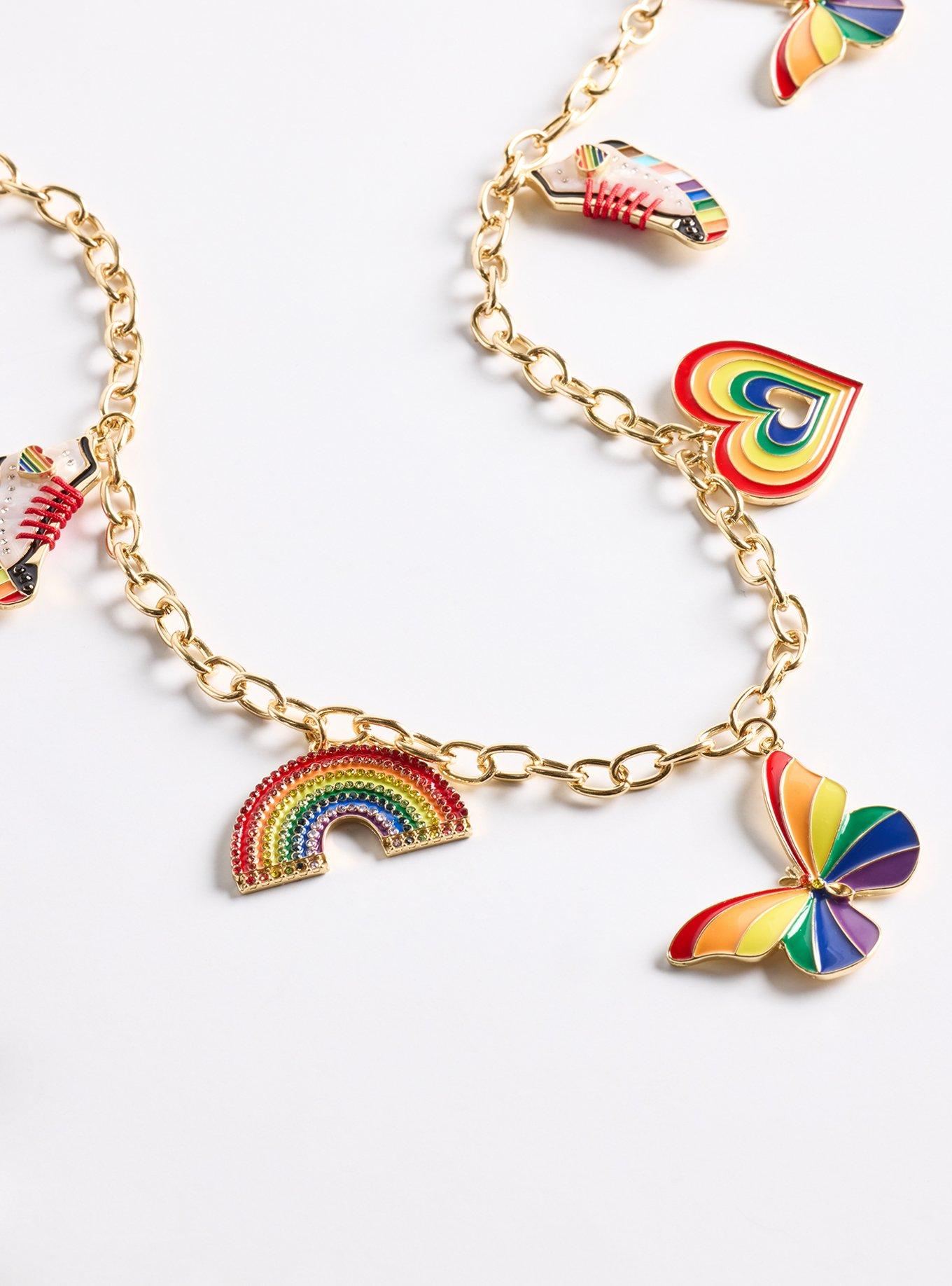 Pride Chain Belt, MULTI, alternate