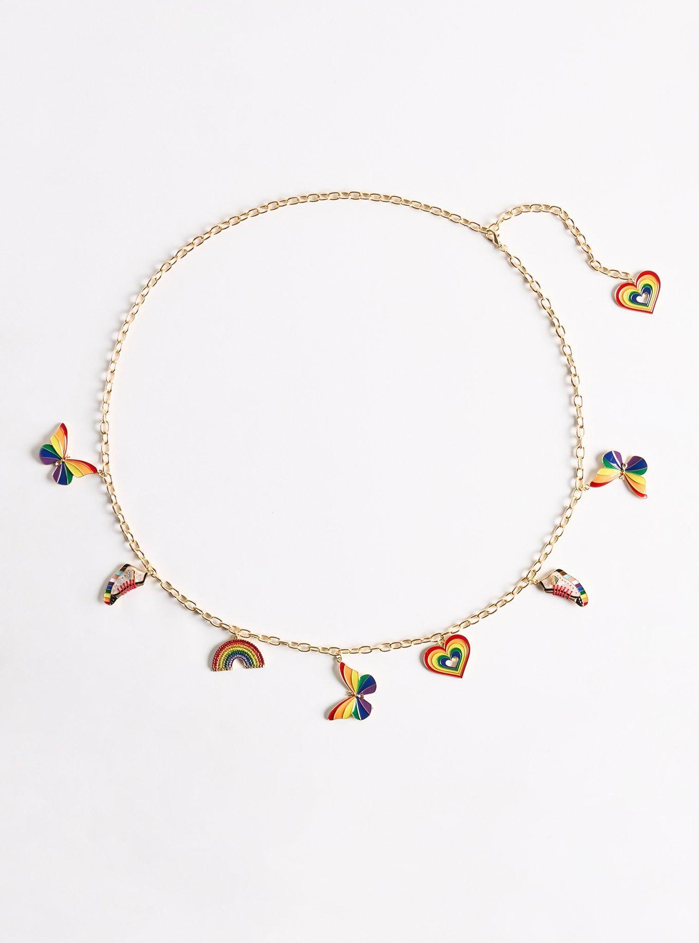 Pride Chain Belt, MULTI, hi-res