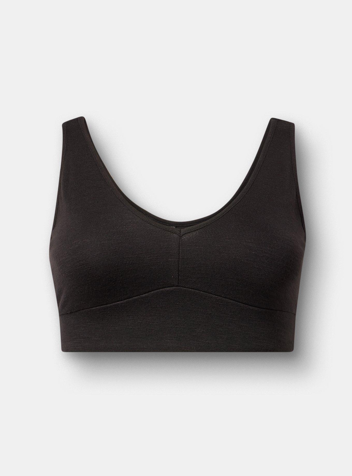 Hacci Sleep Brami, DEEP BLACK, flat