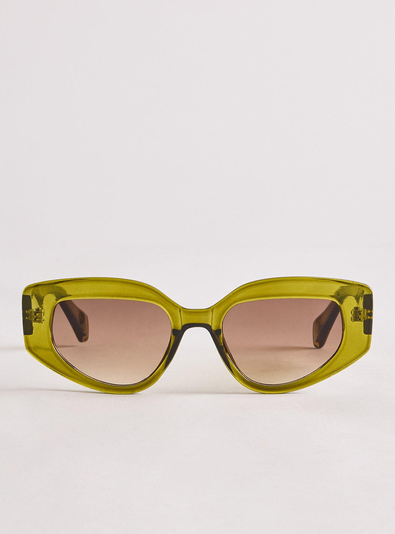 Rectangle Smoke Lens Sunglasses, , hi-res