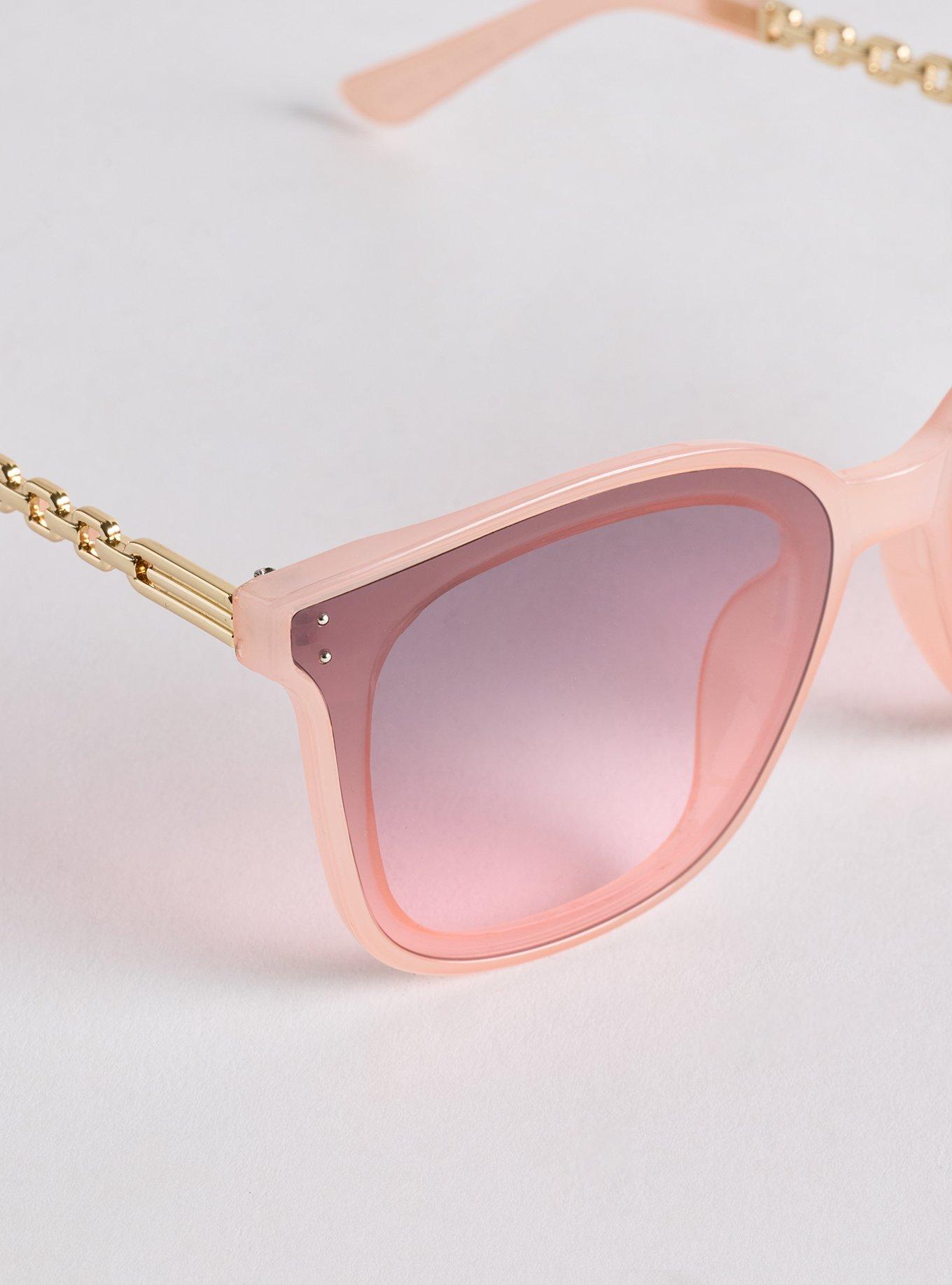 Square Cateye Smoke Lens Sunglasses, , alternate