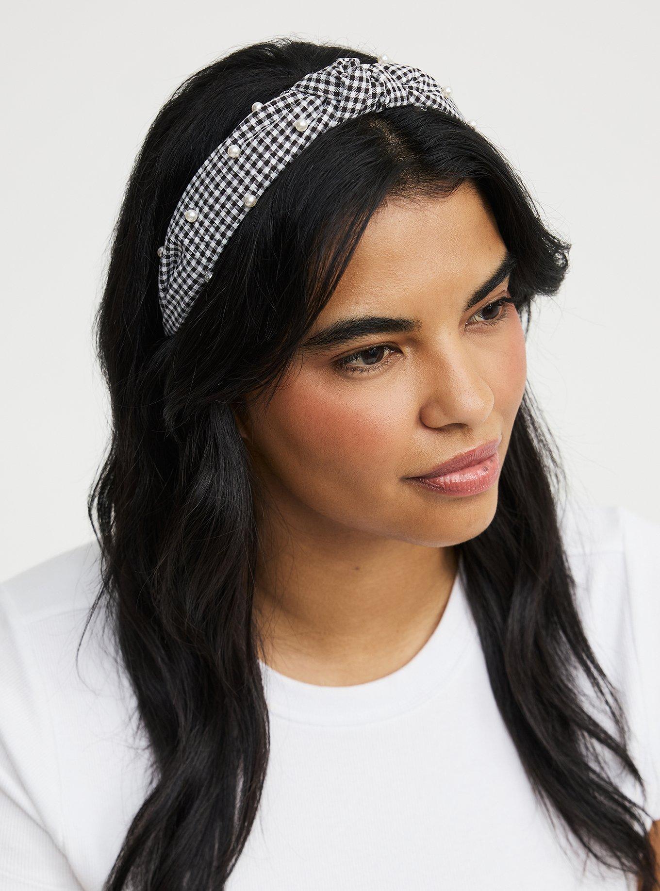 Gingham Headband, , alternate