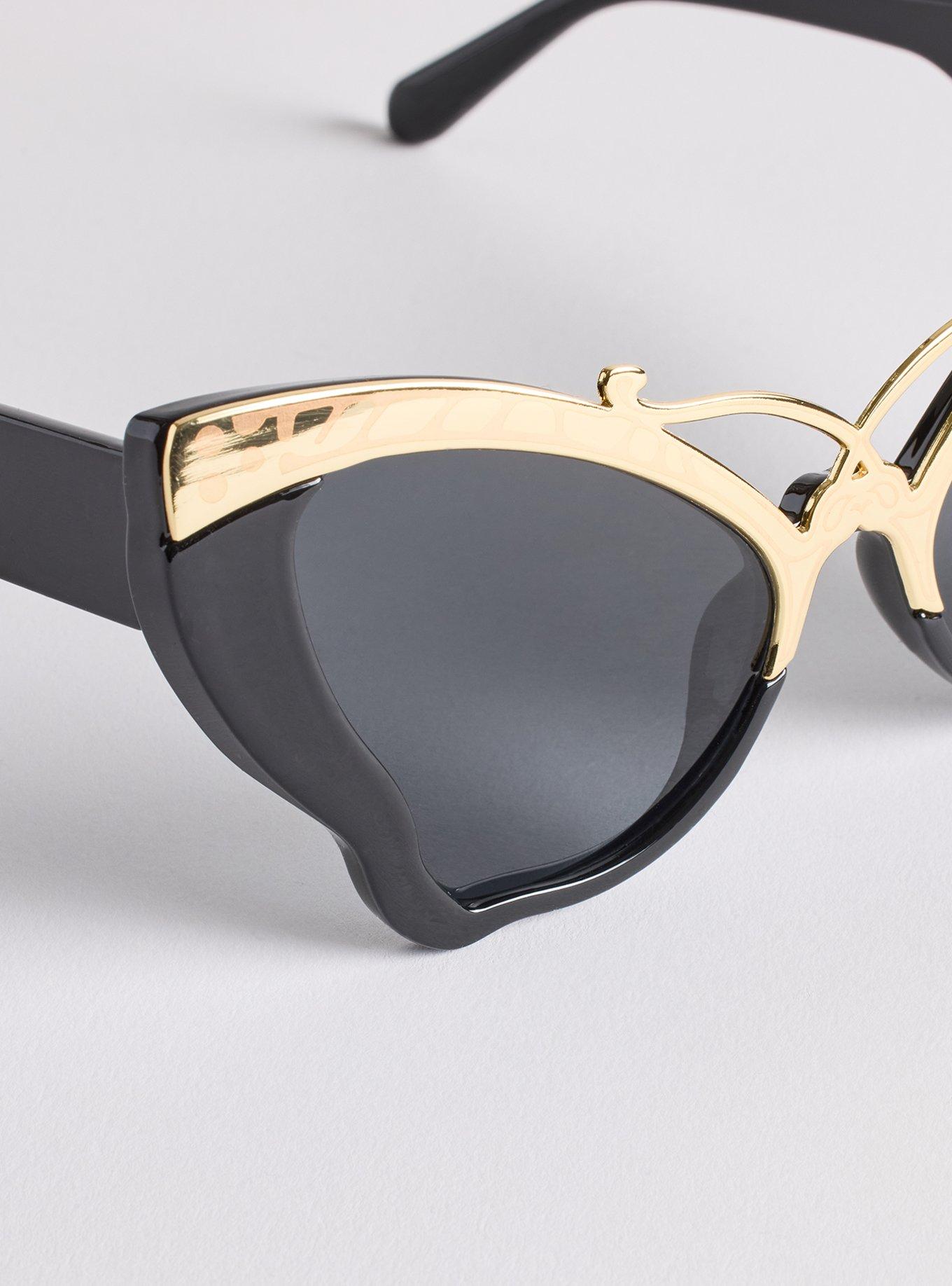 Butterfly Smoke Lens Sunglasses, , alternate