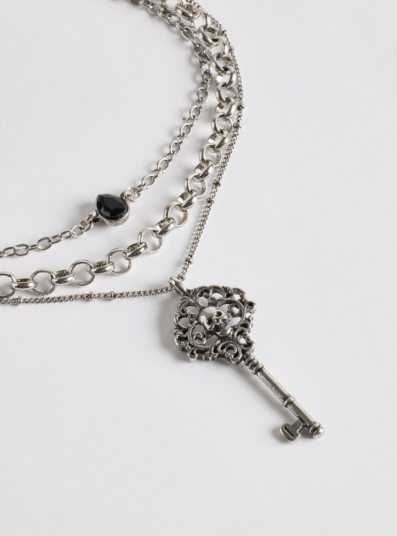 Nightfall Key Layered Necklace, , alternate