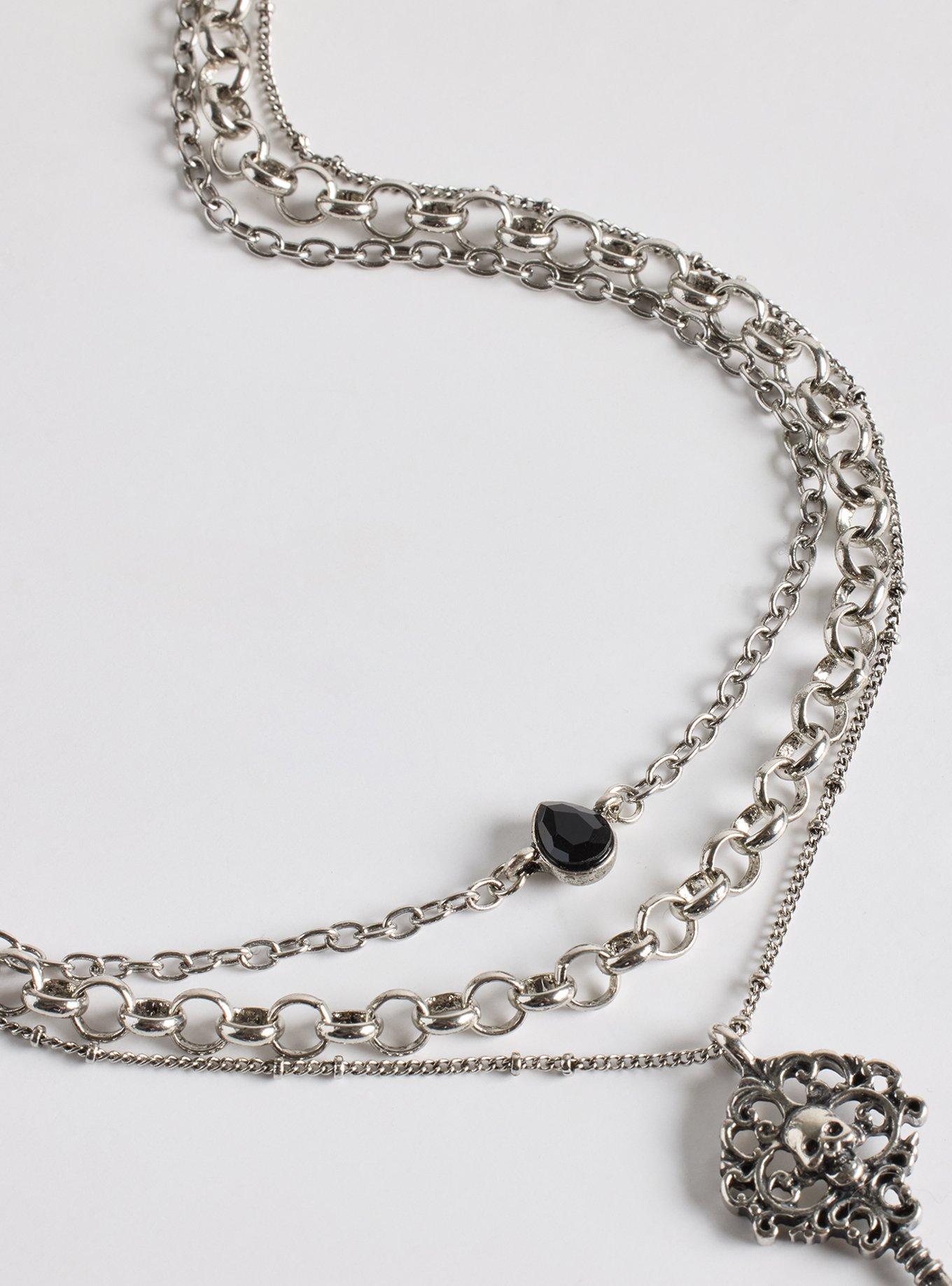 Nightfall Key Layered Necklace, , alternate