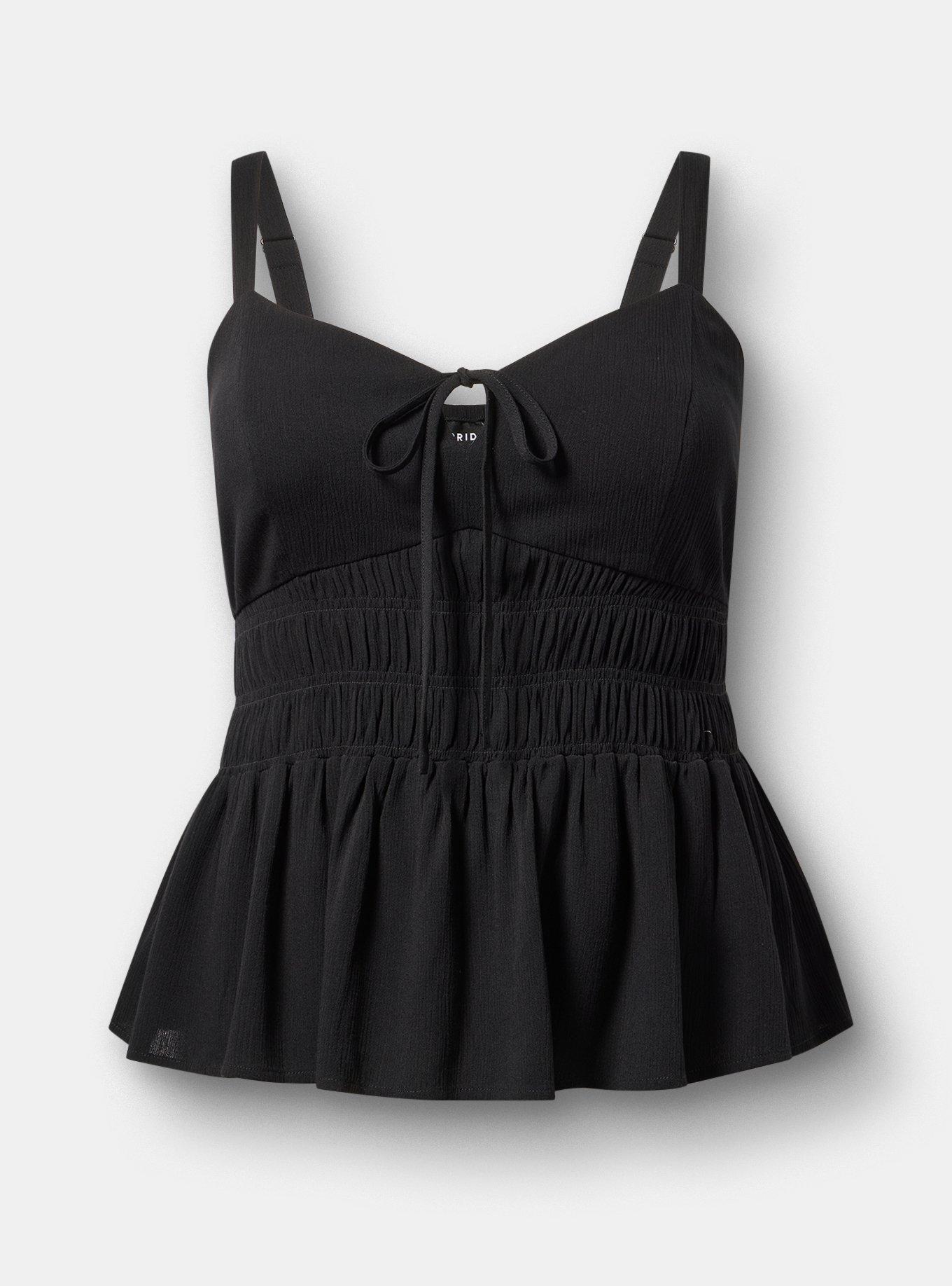 Plus Size - Smocked Crinkle Gauze Cami - Torrid