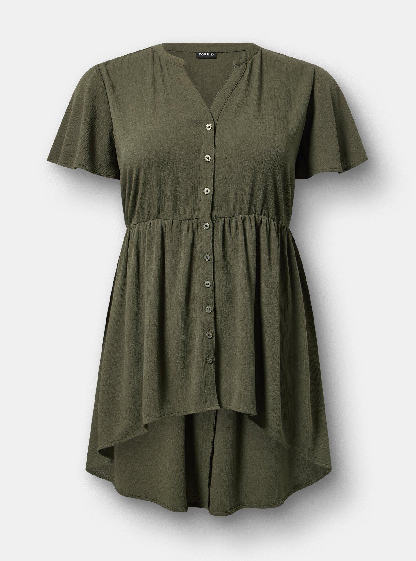 Lexie Babydoll Tunic, DEEP DEPTHS, flat