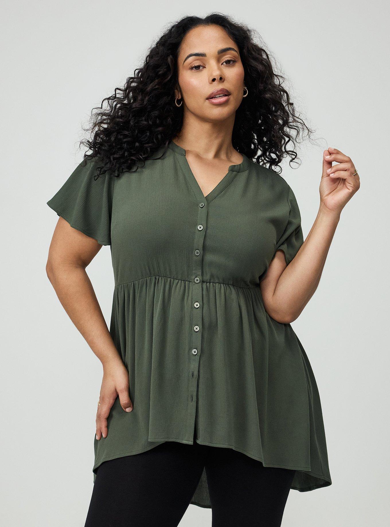 Lexie Babydoll Tunic, DEEP DEPTHS, hi-res
