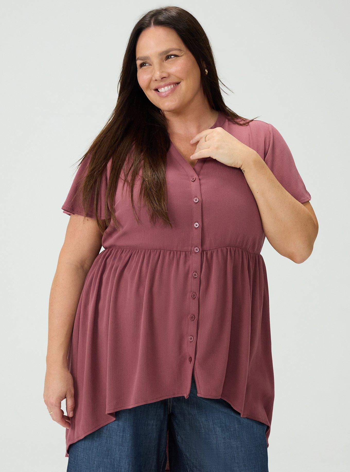 Lexie Babydoll Tunic, WILD GINGER, alternate