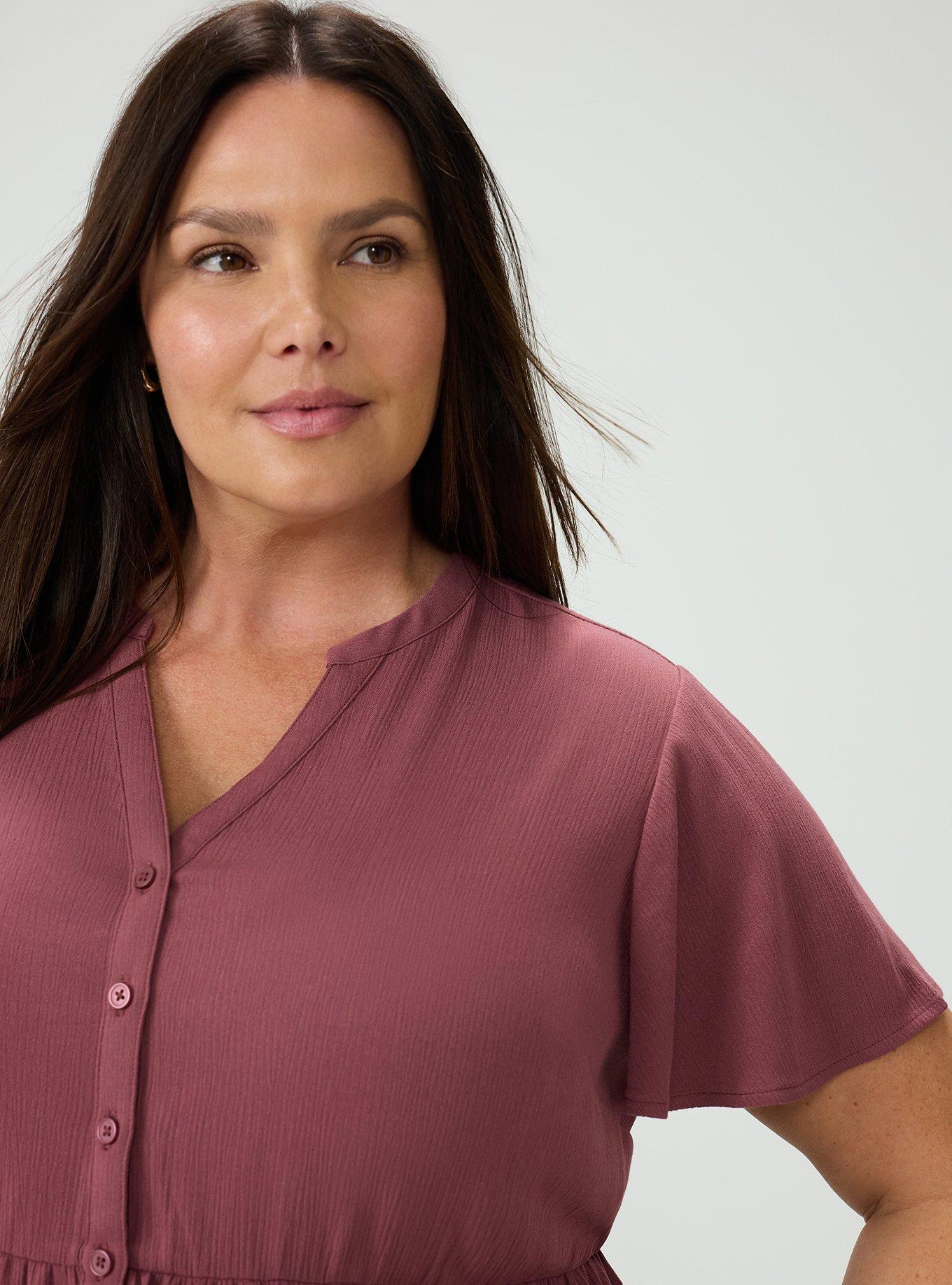 Lexie Babydoll Tunic, WILD GINGER, alternate