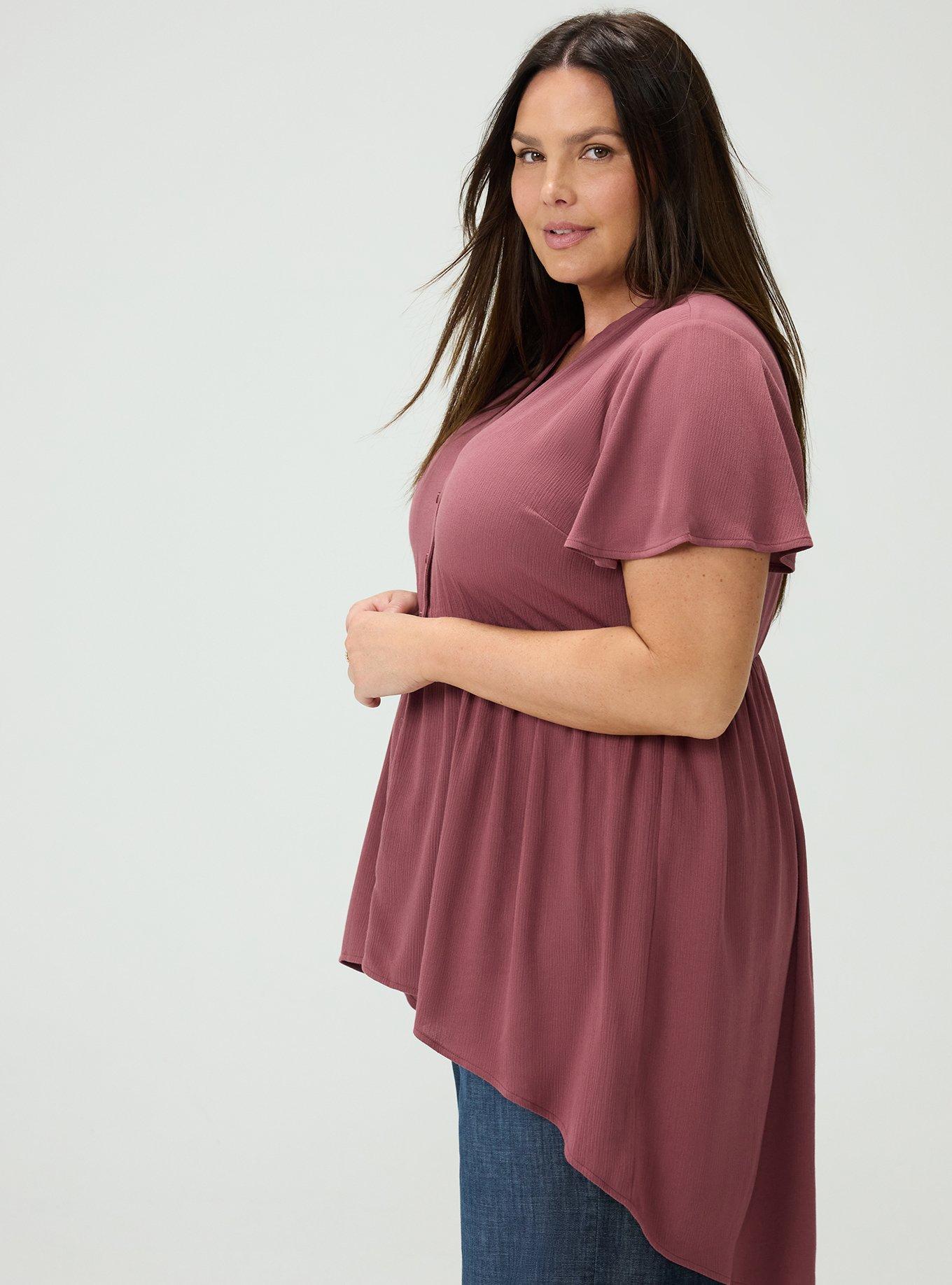 Lexie Babydoll Tunic, WILD GINGER, alternate