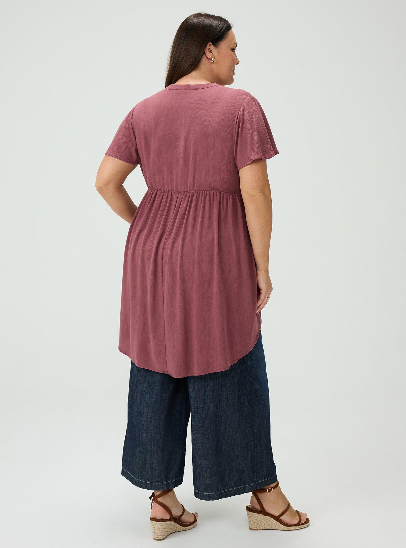 Lexie Babydoll Tunic, WILD GINGER, alternate