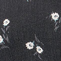 Lexie Babydoll Tunic, WHEAT GRASS FLORAL BLACK, swatch