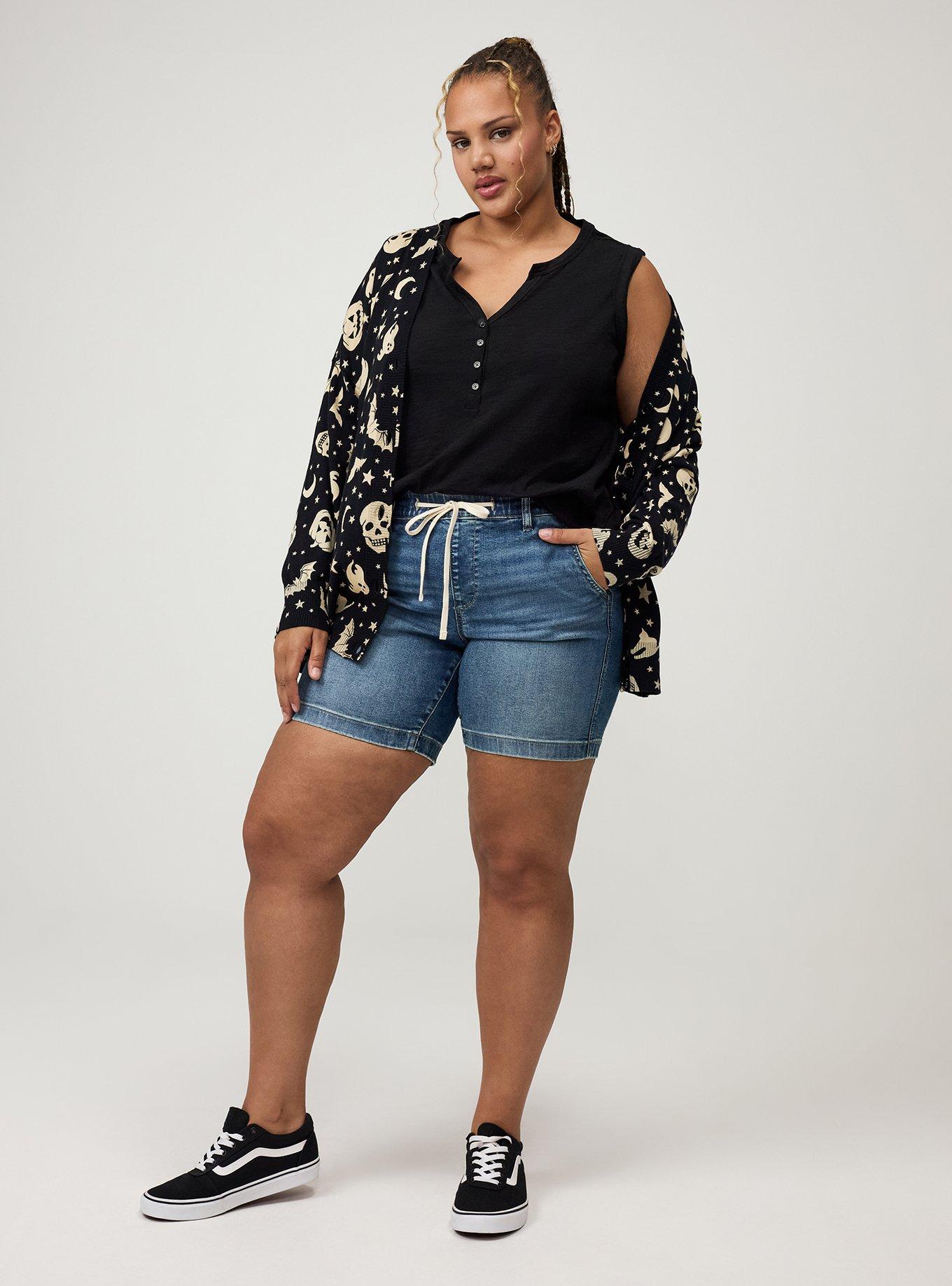 Heritage Slub Henley Muscle Tank, DEEP BLACK, alternate