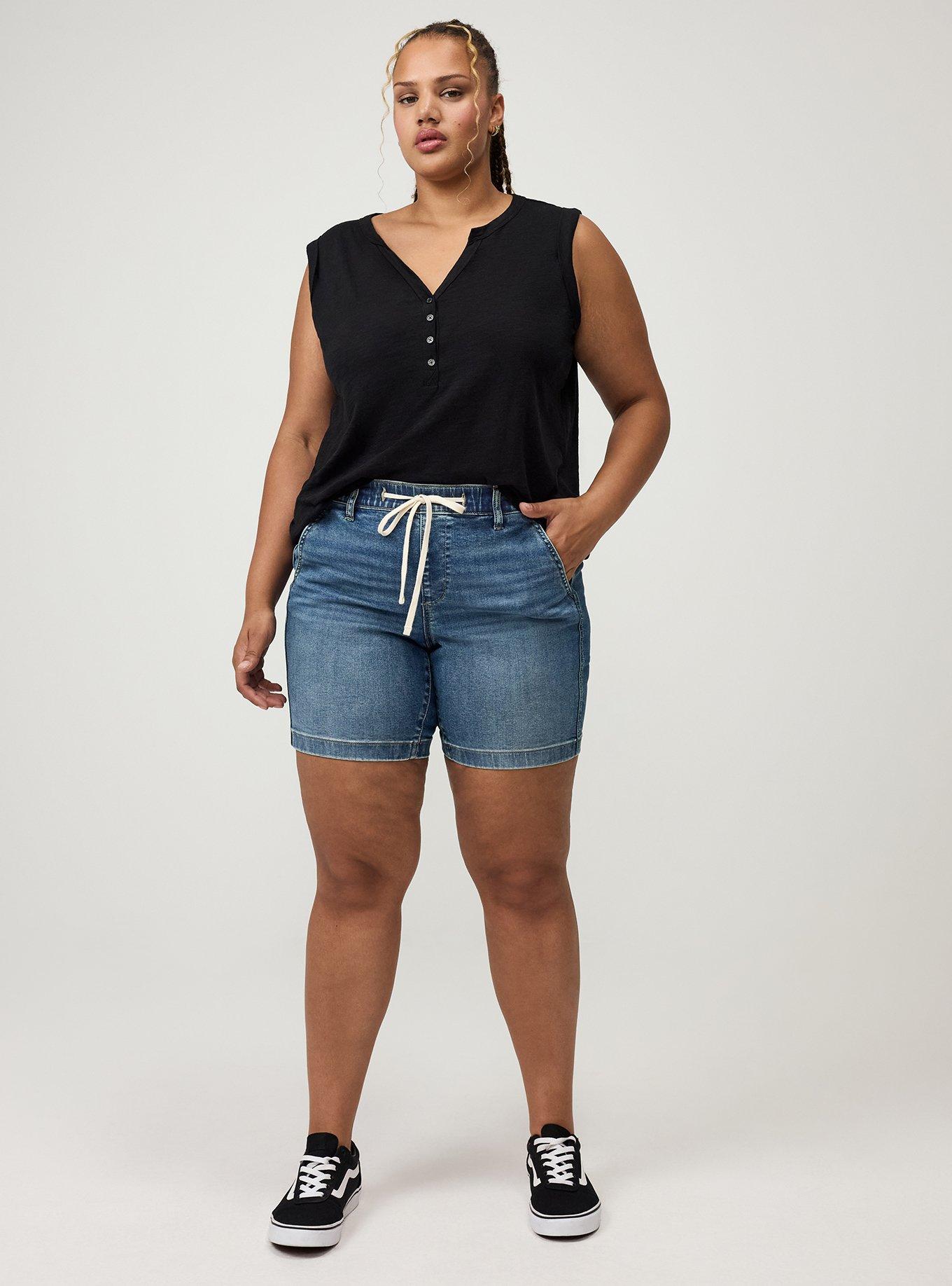 Heritage Slub Henley Muscle Tank, DEEP BLACK, alternate