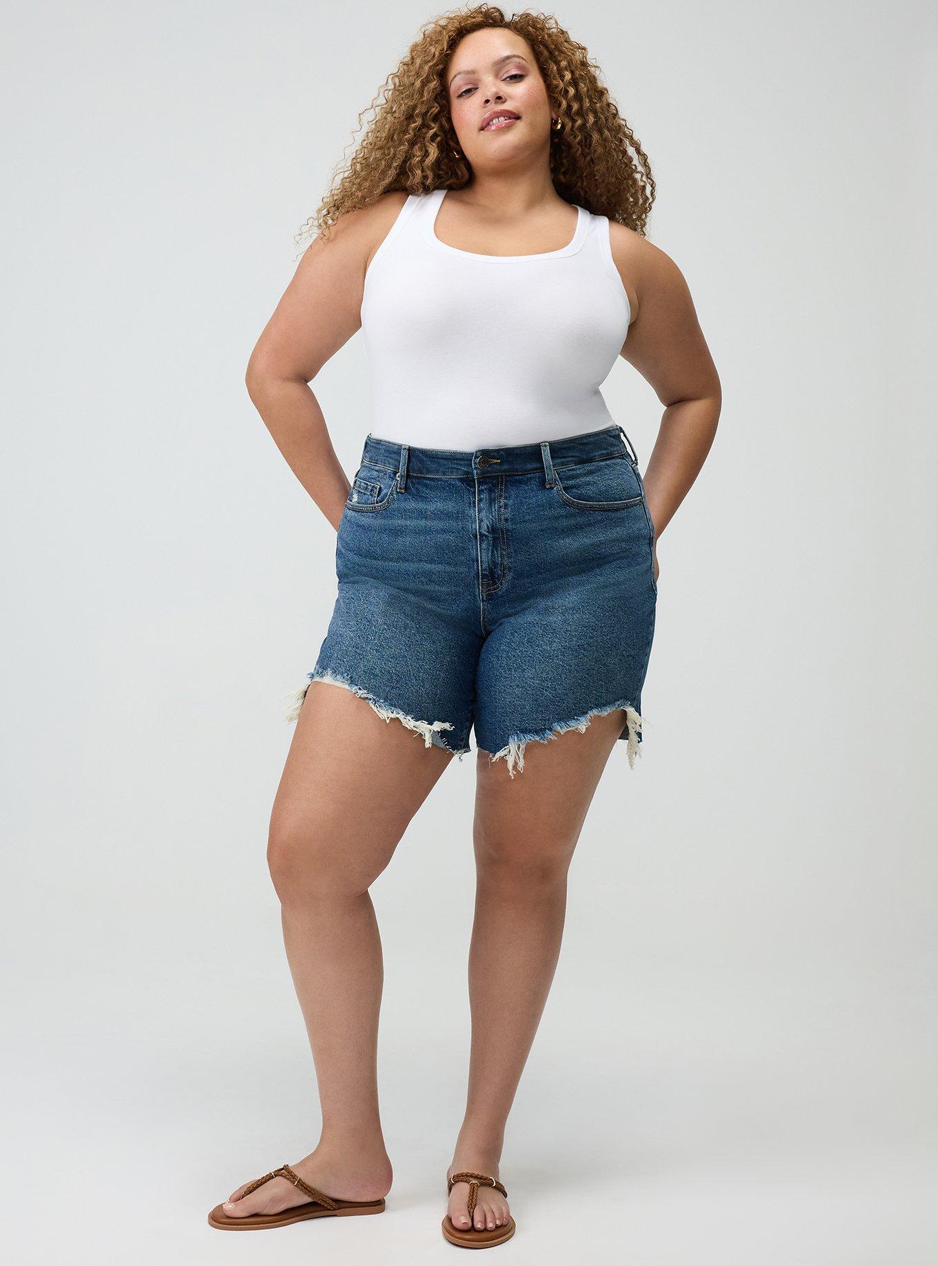 Plus Size Foxy Scoop Neck Tank, BRIGHT WHITE, alternate
