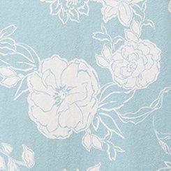 Cotton Varsity Easy Crew Tee, SUZY FLORAL BLUE, swatch