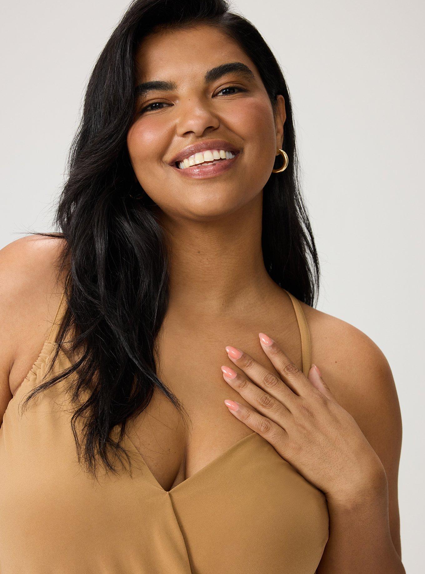 Plus Size - Studio Knit Crossover Bodysuit - Torrid