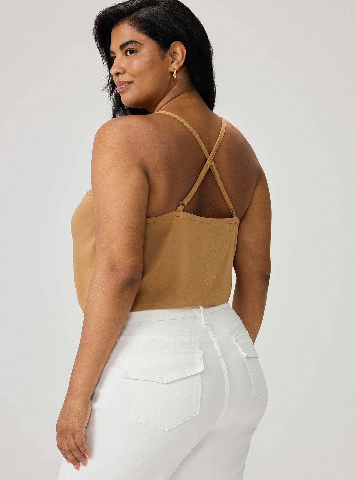 Studio Knit Crossover Bodysuit, CHIPMUNK, alternate