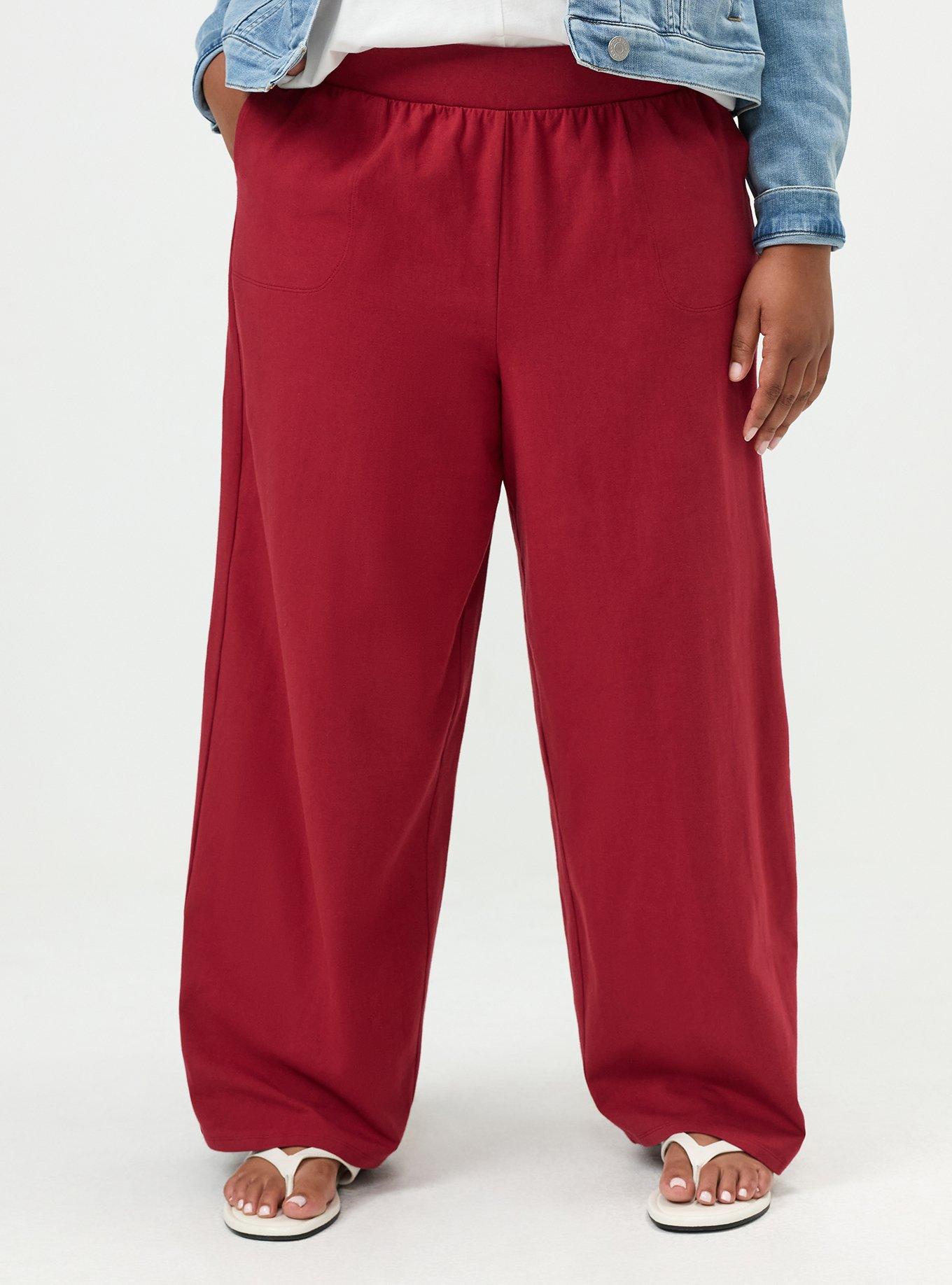 Wide-Leg Pocket Legging, RHUBARB, alternate