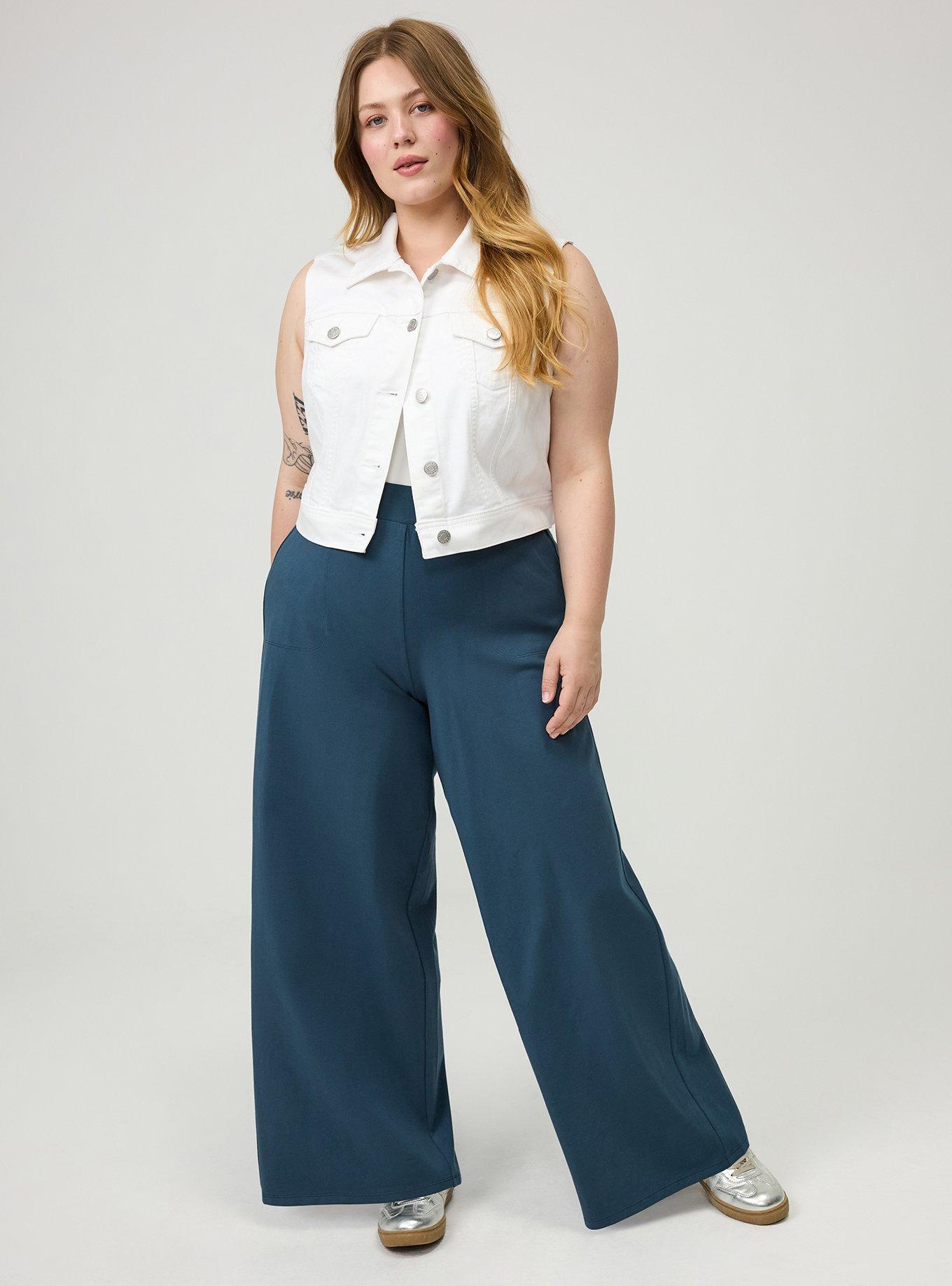 Wide-Leg Pocket Legging, MIDNIGHT NAVY, hi-res