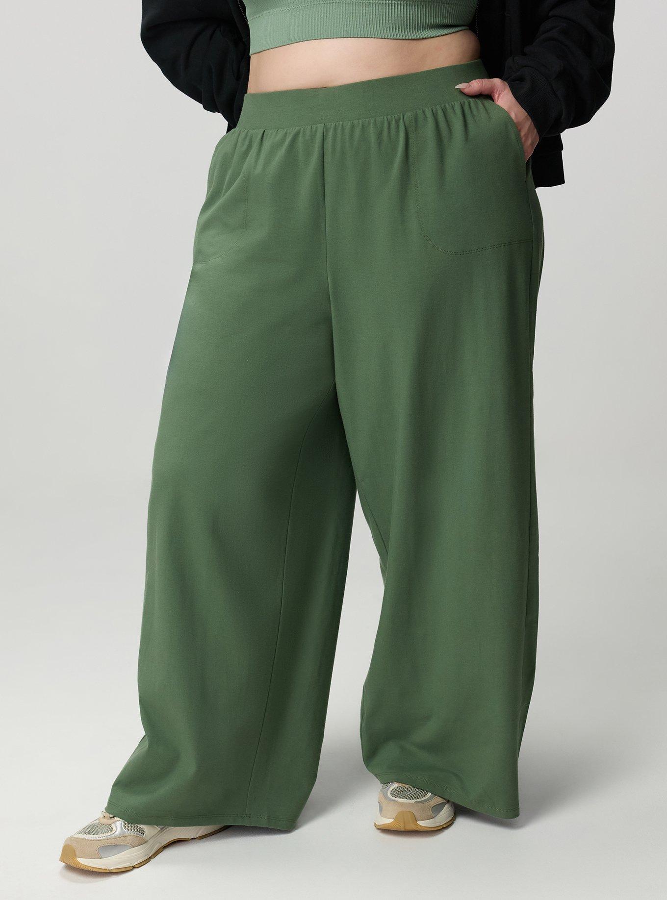 Wide-Leg Pocket Legging, BRONZE GREEN, alternate