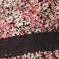 Festi Sleeveless Button-Down Tunic, AMBER DITSY FLORAL, swatch
