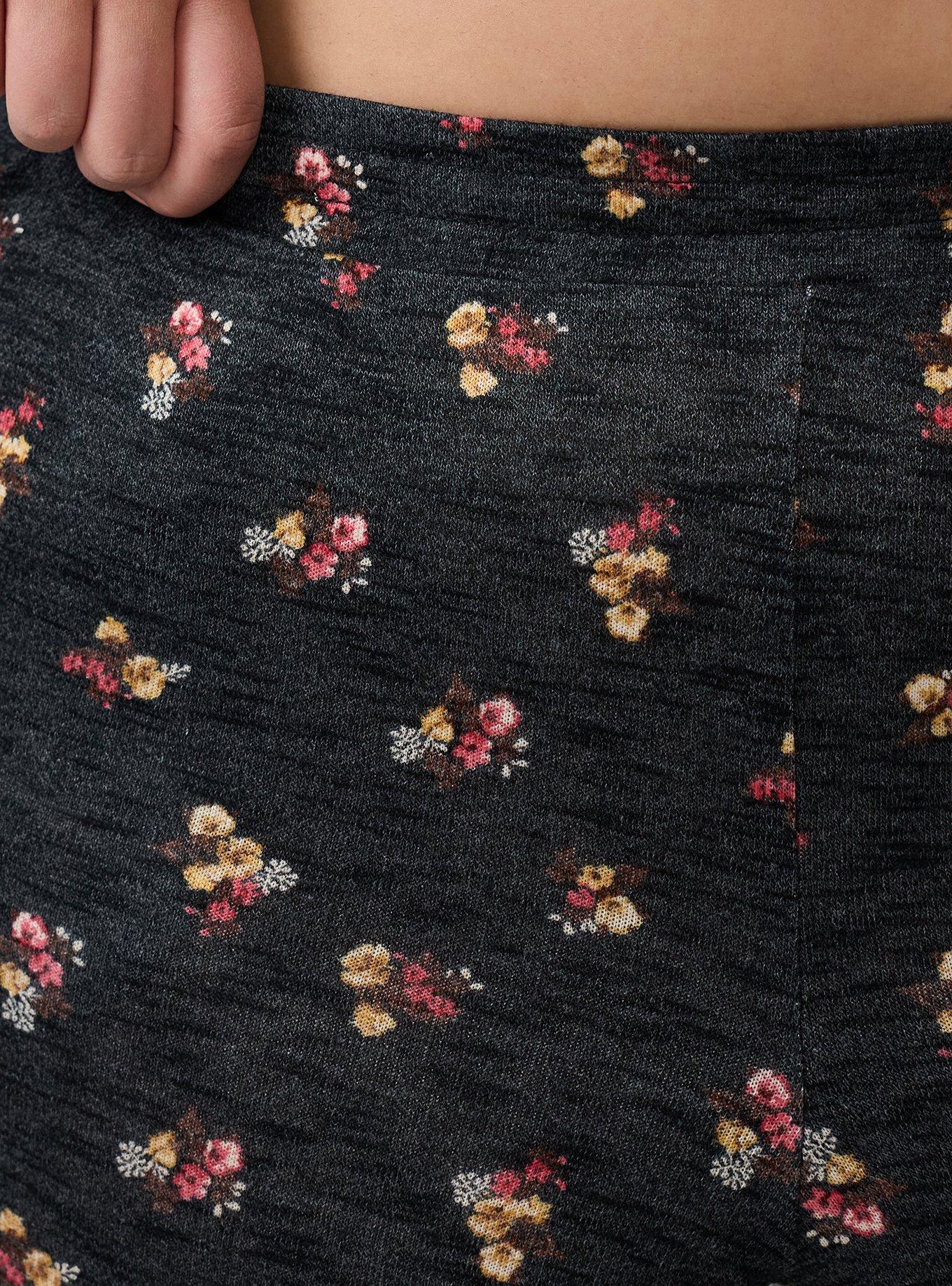 Hacci Sleep Pant, SANDY FLORAL BLACK, alternate