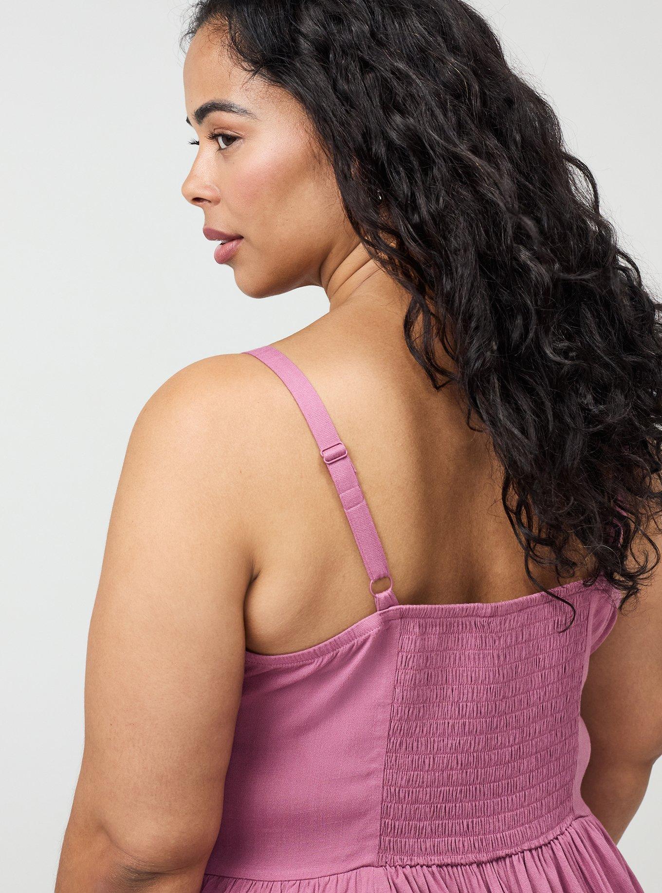 Lace Inset Peplum Top, MELLOW MAUVE, alternate