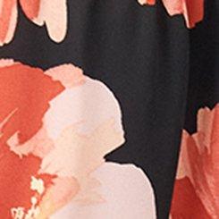 Off-Shoulder Blouse, SHOWERING PEONIES FLORAL BLACK, swatch