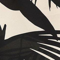 Off-Shoulder Blouse, BEHIND THE LEAVES BLACK, swatch