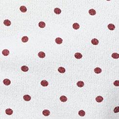 Retro Chic Scallop Edge Cardigan, COMMIT DOT WHITE, swatch
